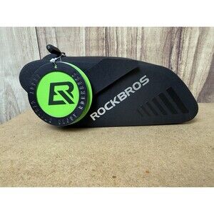 RockBros Saddle Seat Bag Black Synthetic Zip Closure for Cycling